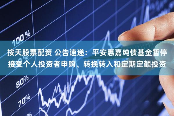 按天股票配资 公告速递：平安惠嘉纯债基金暂停接受个人投资者申购、转换转入和定期定额投资