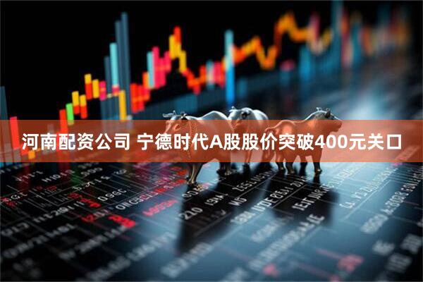 河南配资公司 宁德时代A股股价突破400元关口