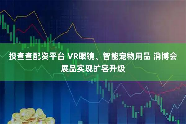 投查查配资平台 VR眼镜、智能宠物用品 消博会展品实现扩容升级